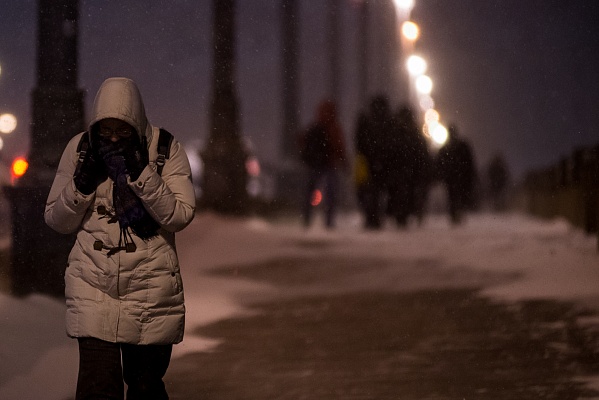 В Москве 26 января из-за погоды объявлен «желтый» уровень опасности